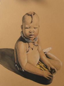 Voir le détail de cette oeuvre: bebe himba